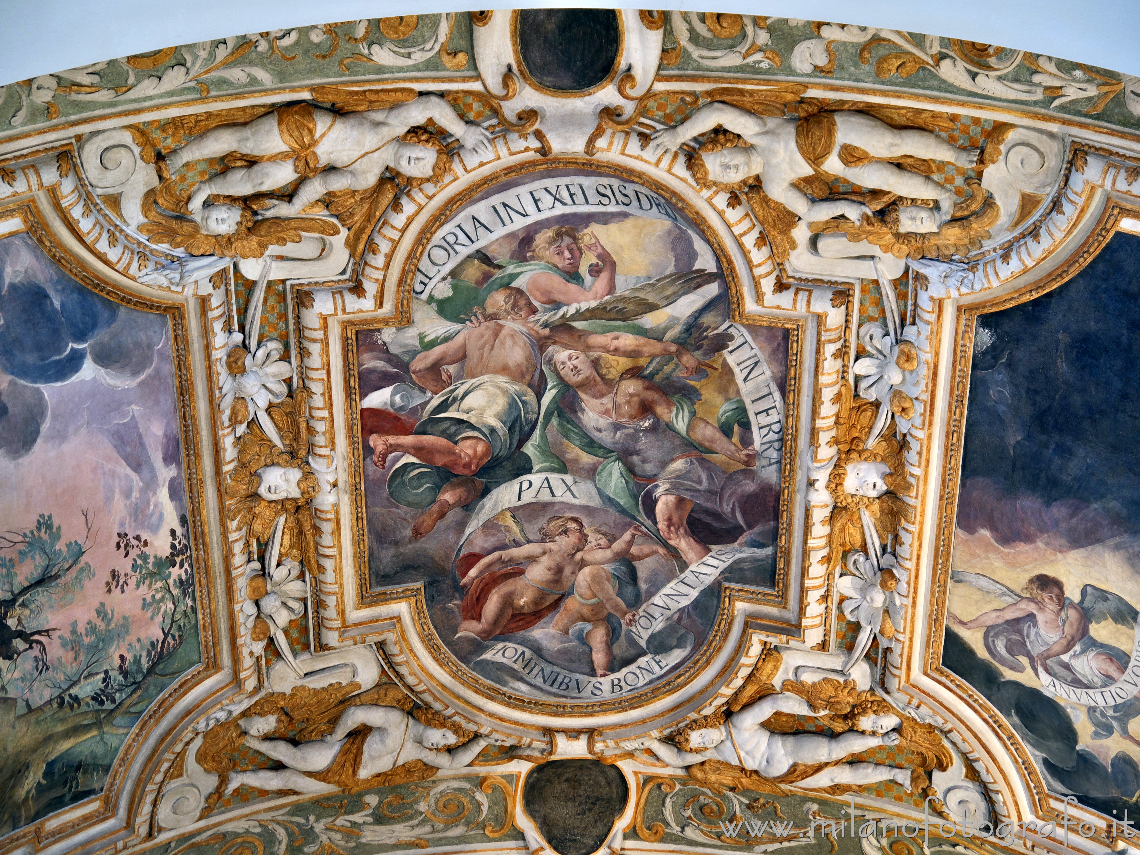 Milano - Affreschi sulla volta del coro della Chiesa di Santa Maria della Pace